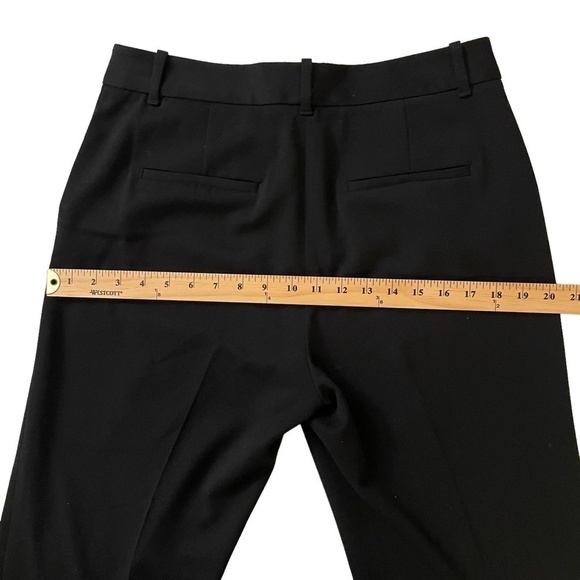 MM LaFleur Women's Black Pants Size 8 High Rise Deep Pockets Extra Hem allowance - Picture 12 of 16